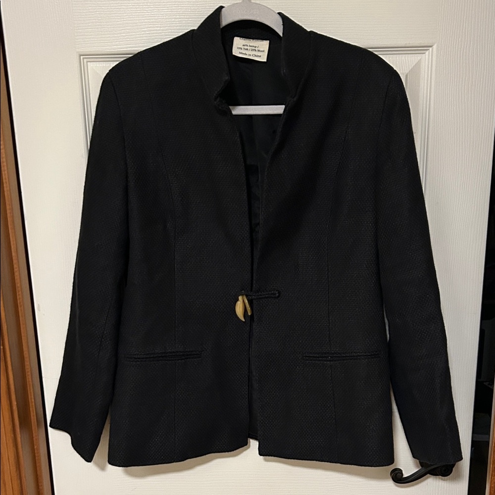 Unique Yak wool and hemp with silk lining organic jacket